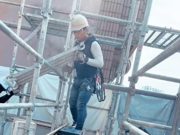 現場を回す練習の写真